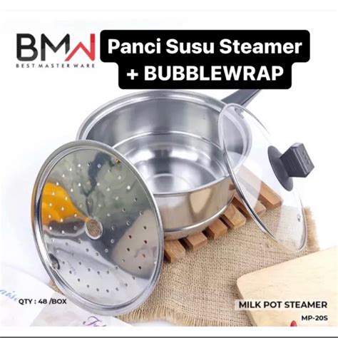 Jual Panci Susu Milkpot Kukus Steamer Stainless Steel Shopee Indonesia