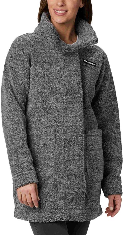 Columbia Panorama Long Jacket Women 1862582 Charcoal Heather Au