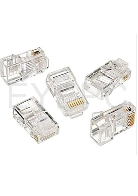 EYEPC 100 Adet Rj 45 Konnektör Cat 6 Cat 5 Kablo Ucu Fiyatları ve ...