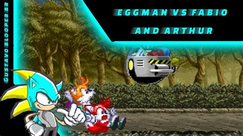 Sprite Animation Eggman Vs Fabio And Arthur Youtube