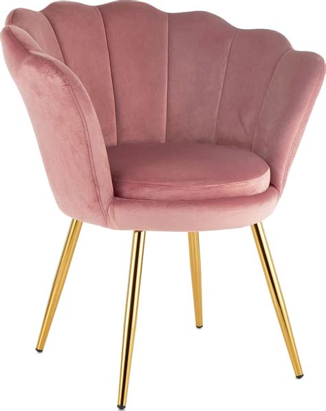 PIPIPOXER Lot De 1 Fauteuil En Velours Avec Dossier En Velours Doux Et