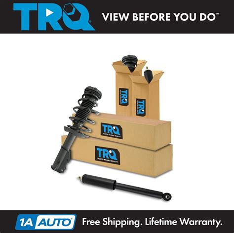 Trq Front Rear Complete Loaded Strut Spring Assembly Shock Absorber 4pc