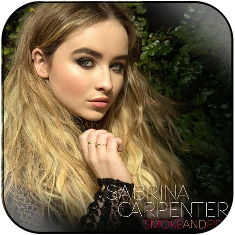 Sabrina Carpenter Smoke And Fire Album Cover Sticker Album Cover Sticker