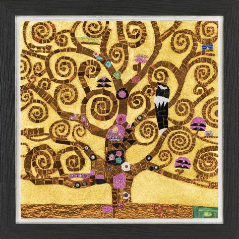 Mosaic The Tree Of Life Gustav Klimt Installation By Officina Dell