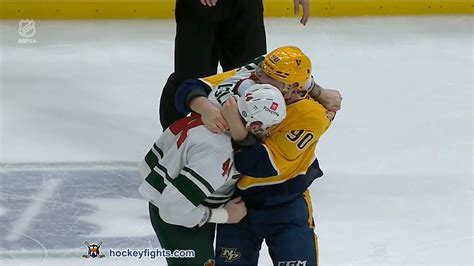 Nicolas Deslauriers vs. Mark Borowiecki, April 05, 2022 - Minnesota ...