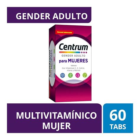 Multivitam Nico Centrum Gender Mujeres Tabletas Bodega