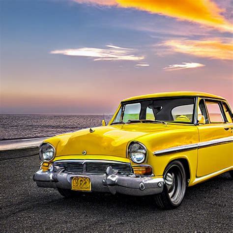 Yellow Classic Car 00009 Nicko Gibson Flickr