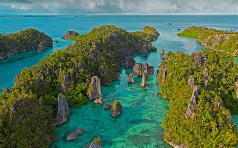 Misool Island one of the four Islands of the Raja Ampat in Islands in