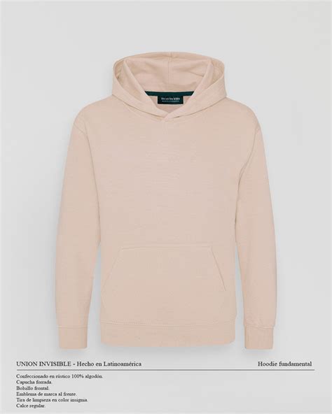 Hoodie básico nude rosado Comprar en Union Invisible