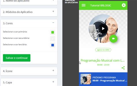 Como criar um aplicativo Android para web rádio BRLOGIC Help Center