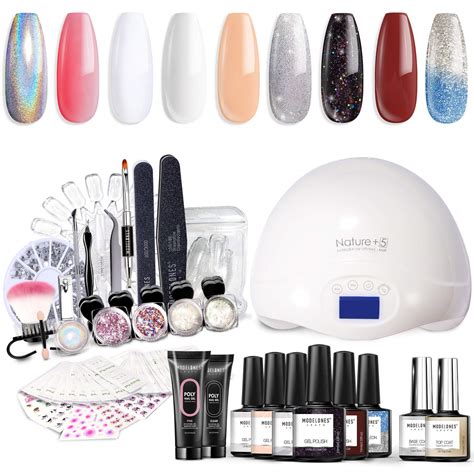 Amazon Modelones Gel Nail Polish Starter Kit With Uv Light W