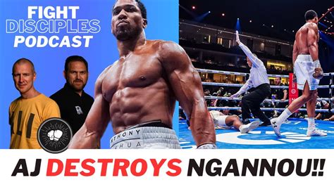 Anthony Joshua Destroys Francis Ngannou Is The Circus Over Youtube