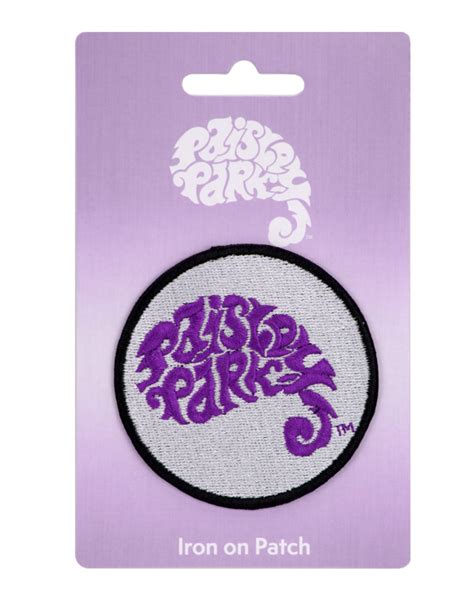 Paisley Park Logo Round Iron On Patch