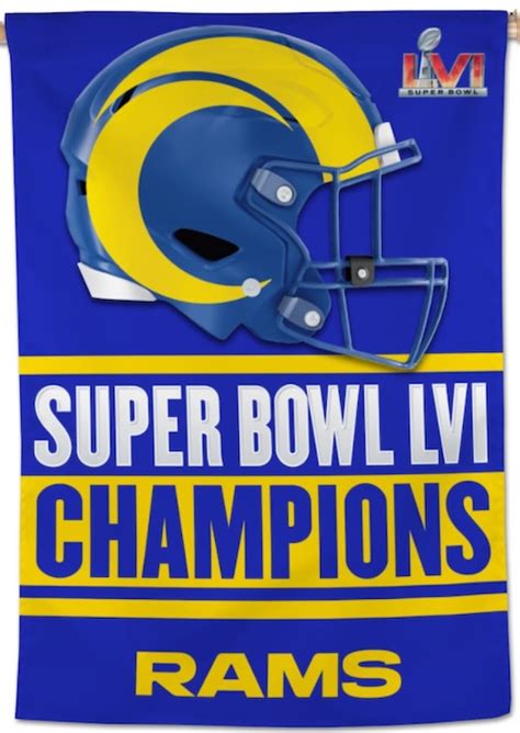 Los Angeles Rams Super Bowl Champions Gear, Autographs Info