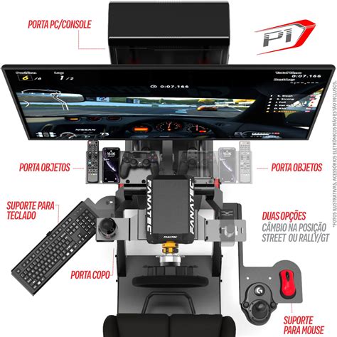 Cockpit X V Esta O Completa Banco Branco X V Extreme Simracing