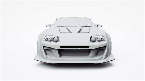 Toyota Supra 3d Model Cgtrader