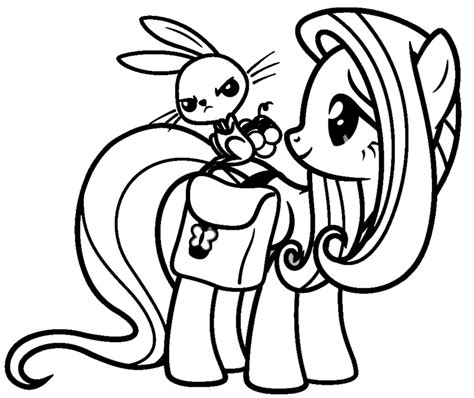 Pin on Fluttershy MLP Coloring Pages