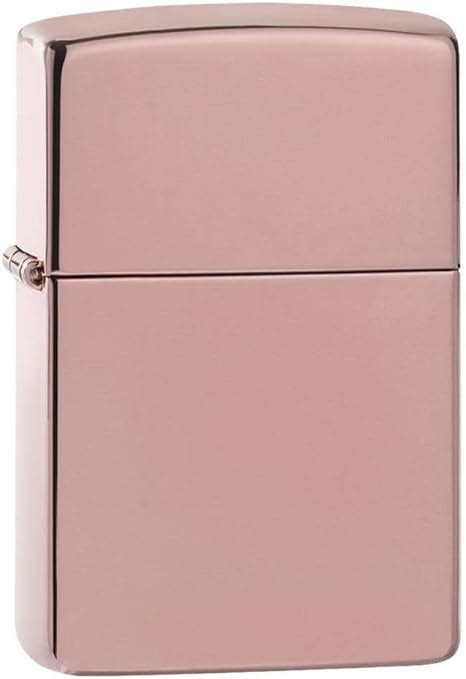 Zippo Briquet De Poche R Sistant Au Vent Dor Rose Brillant