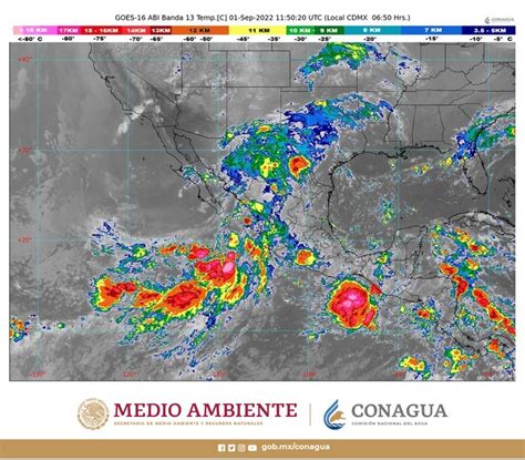 Conagua On Twitter Se Mantiene El Pron Stico De Lluvias Intensas En