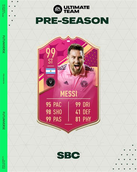 Fifa 23 SBC Lionel Messi Futties