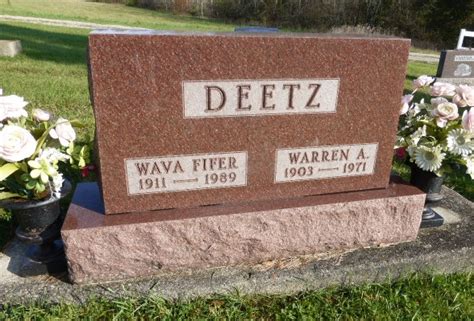 Wava Geraldine Fifer Deetz 1911 1989 Memorial Find A Grave