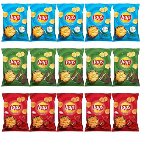 Mix Smak W Chipsy Lays G X Fromage Papryka Zielona Cebulka Erli Pl