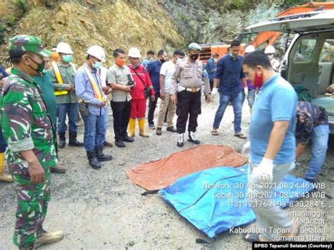 Longsor Di Areal Proyek PLTA Batang Toru Tiga Orang Meninggal