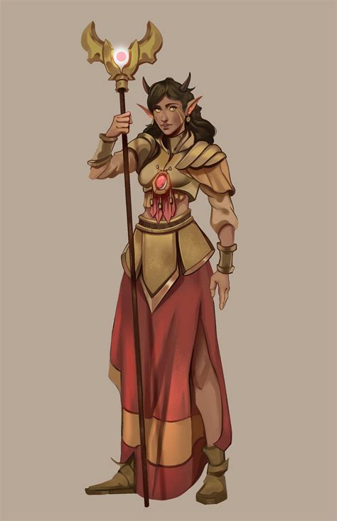 Art Comm Female Sun Elf Character Rdnd