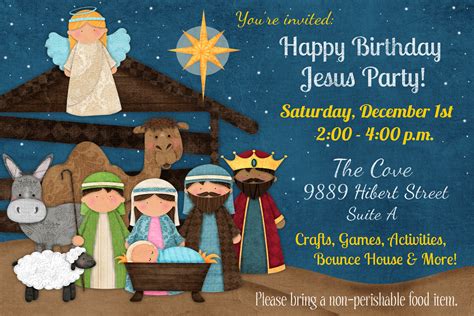 Jesus Birthday Celebrating Christmas