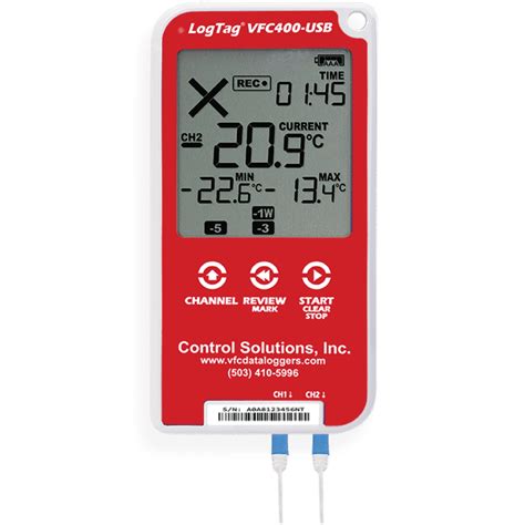 LogTag VFC400 USB Logging Device FAQ And Help Guides