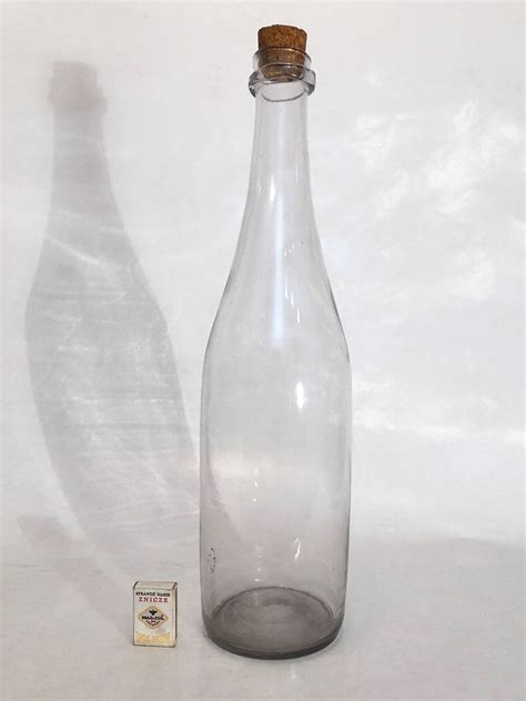 Mouth Blown Glass Bottle 1960s For Sale At Pamono