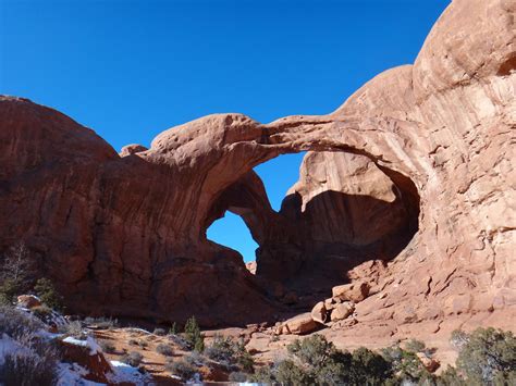 Approaching Double Arch Double Arch Arches Road Trip Ryan