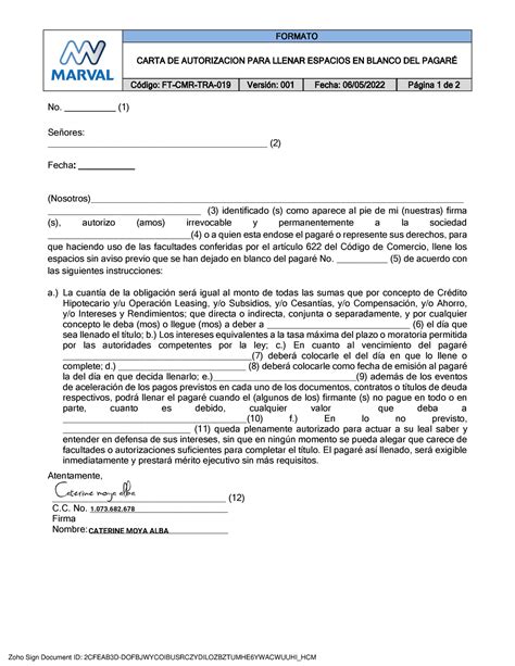 FT CMR TRA 019 V001 Carta 2023 01 10 14 39 23 FORMATO CARTA DE