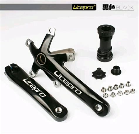 Jual Crank Arm Set Litepro BCD 130 Mm 13 Cm Bottom Bracket BB