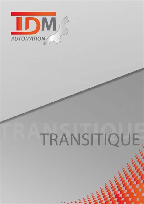 PDF TRANSITIQUE TDM AUTOMATIONtdm Automation Fr Wp Content Uploads