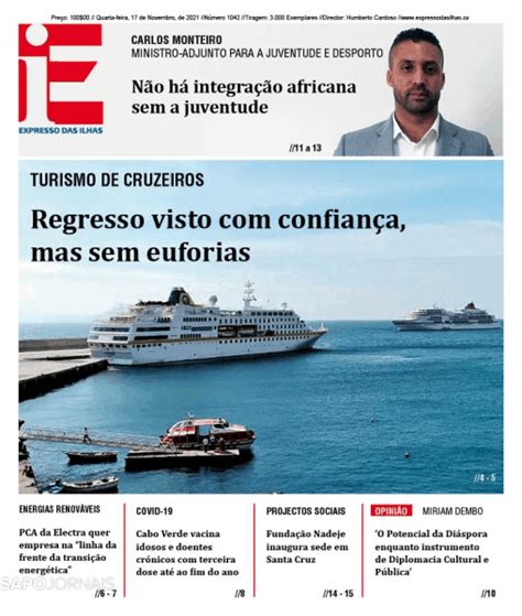 Expresso Das Ilhas 17 Nov 2021 Jornais E Revistas SAPO Pt