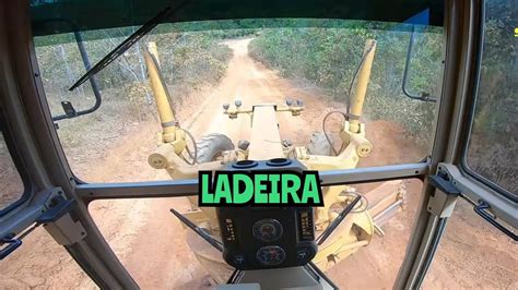 Ladeira Que A Retro N O Subiu Motoniveladora Caterpillar K Grader