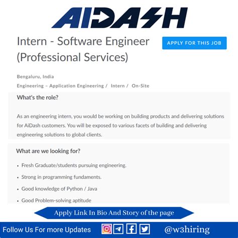 Aidash Mass Hiring 2024 For Software Engineer Bachelors Degree W3hiring