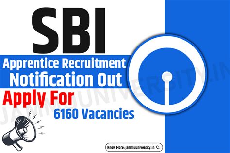 Sbi Apprentice Recruitment Notification Out For Vacancies