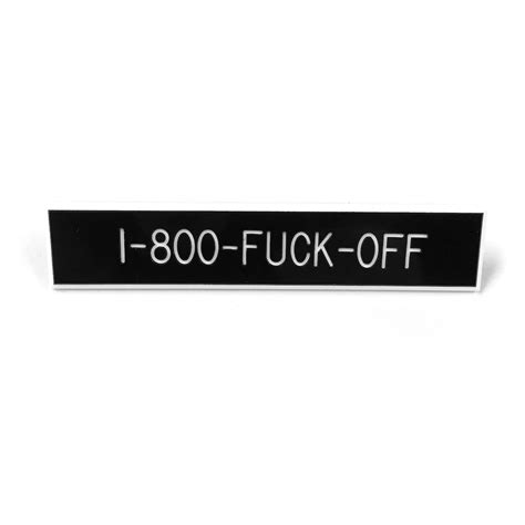1 800 Fuck Off Pin Leave Me Alone Pin Feminist Pin Work Etsy