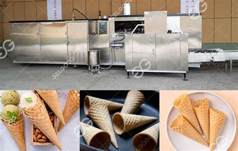 Fully Automatic Ice Cream Cone Making Machine 3000-7500PCS/H