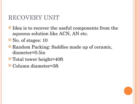 Production of Acrylonitrile from the ammoxidation of propylene