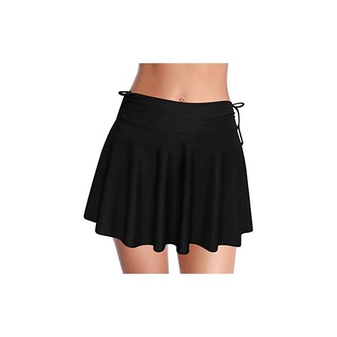 Shekini Donna Gonna Da Nuoto Elegante Ruched Costumi Da Bagno Gonna Costruito Nel Bikini