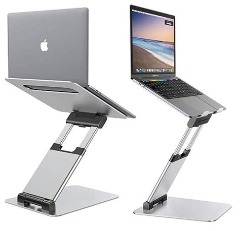 Ergonomic Laptop Stand Adjustable Height From 2 1 To 19 Sit To