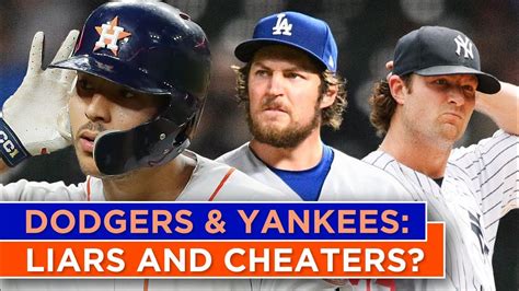 Lying Cheaters Mlbs Crackdown Finally Exposes Yankees Dodgers Win