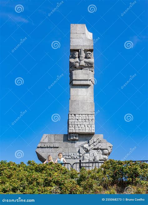 Westerplatte Monument editorial stock photo. Image of polska - 255068273