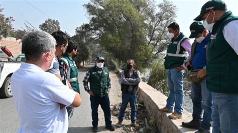 Colocan hitos en la faja marginal de los ríos Matagente Chico Chancay