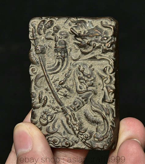 Alte Chinesische Bronze Dynastie F Nf Drache Guan Gong Yu