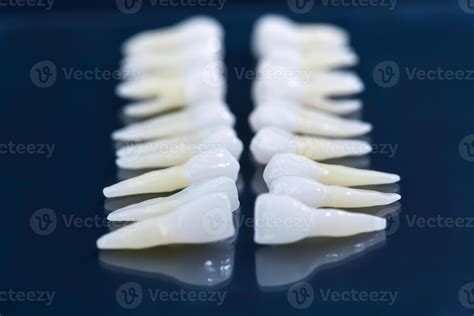 White teeth on blue background 11280919 Stock Photo at Vecteezy