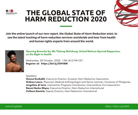 Presentation Launch Of The Global State Of Harm Reduction 2020